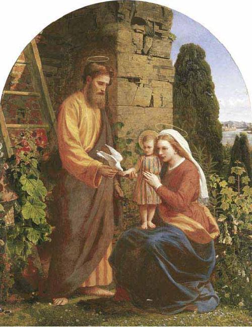 James Collinson The Holy Family oil painting image